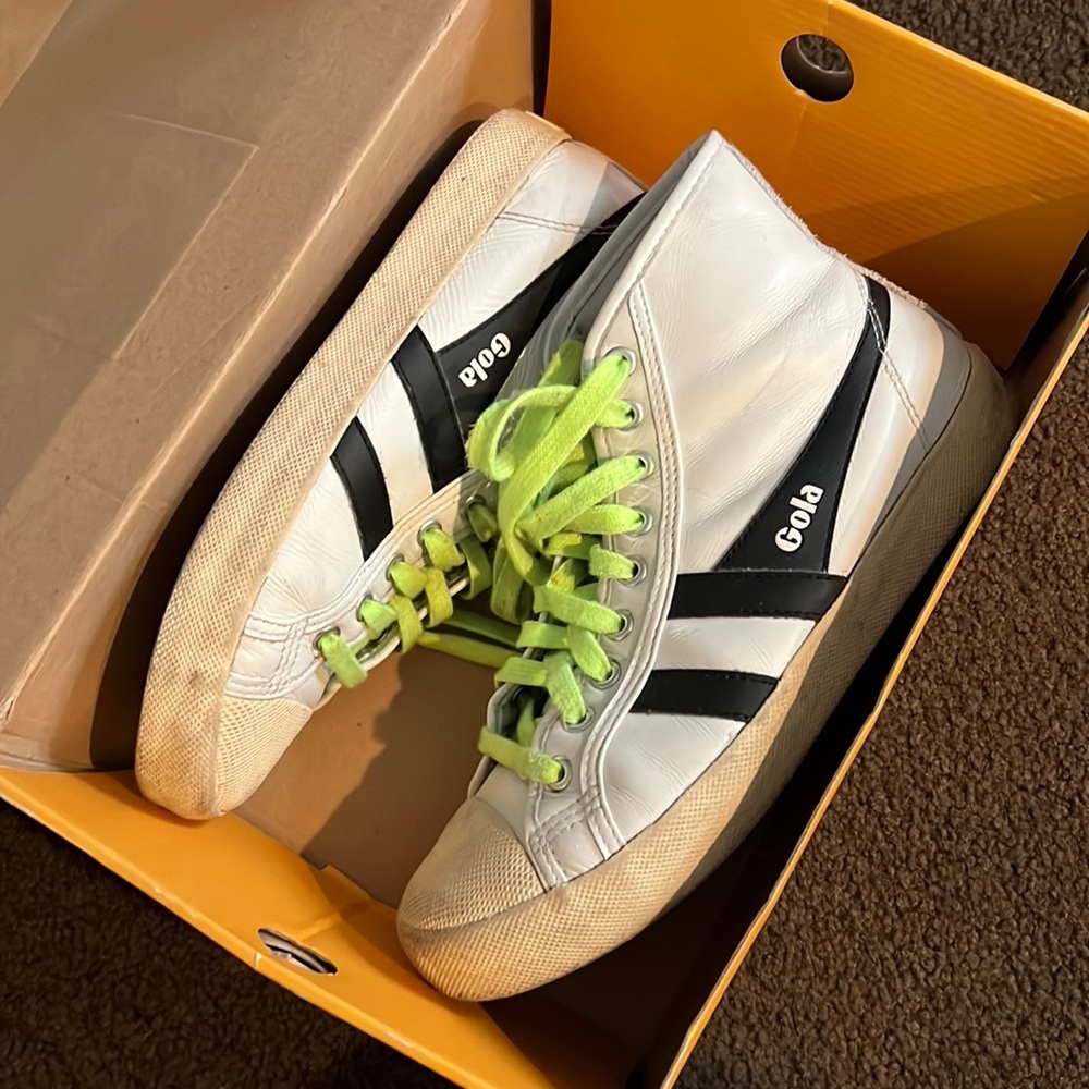 Gola coaster high leather